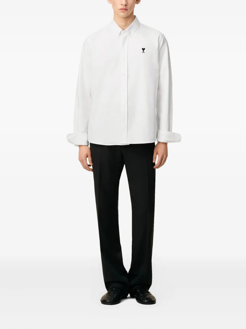 AMI Paris chemise à logo Ami de Coeur