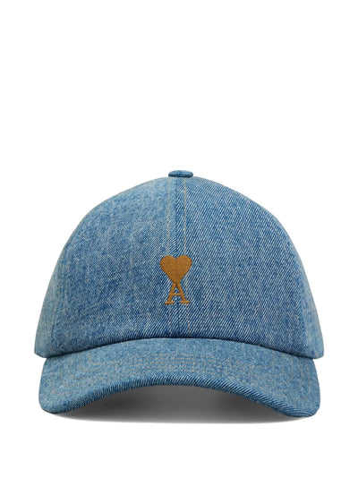 AMI Paris casquette Ami de Coeur en denim