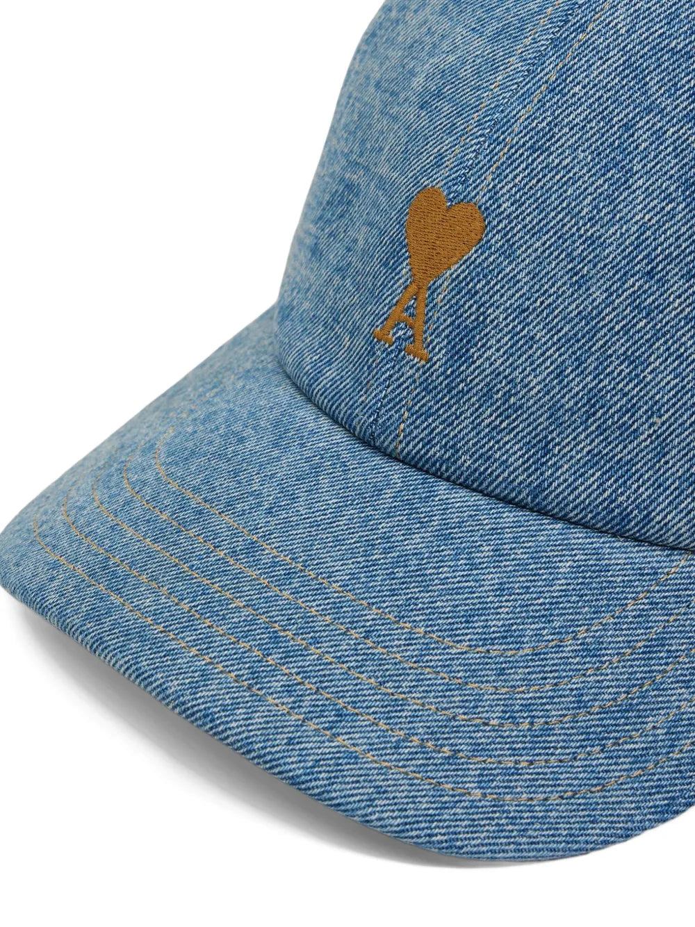 AMI Paris casquette Ami de Coeur en denim