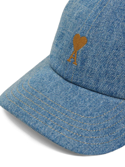 AMI Paris casquette Ami de Coeur en denim