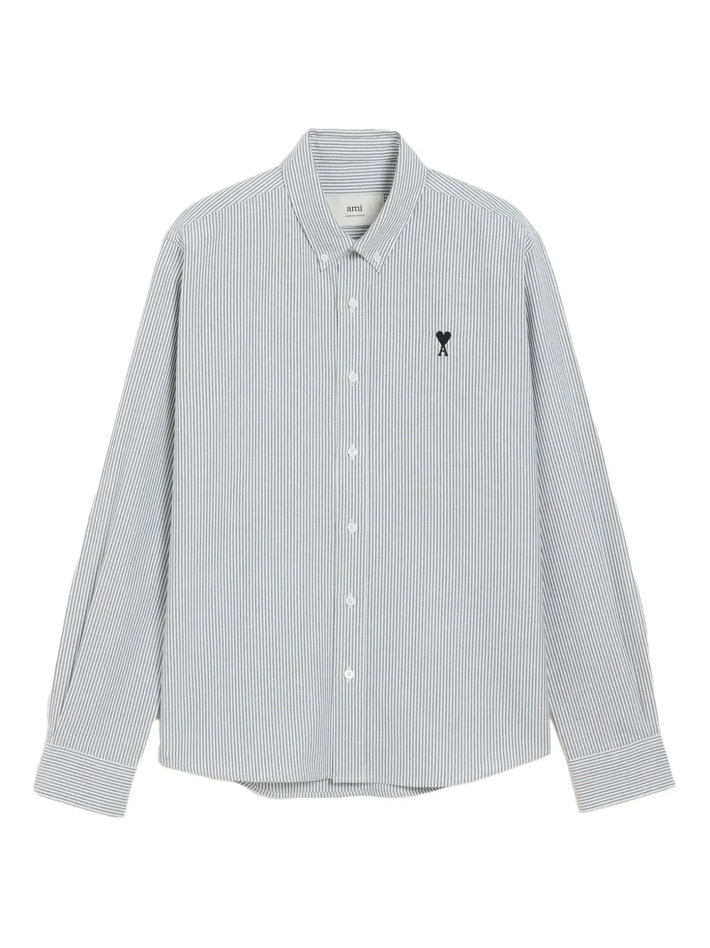 AMI Paris chemise à rayures Ami de Coeur