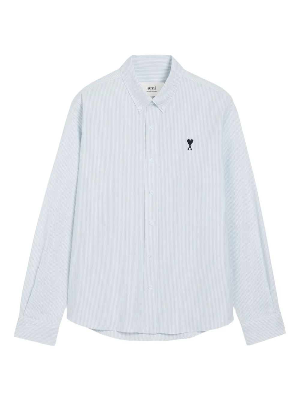 AMI Paris chemise à rayures Ami de Coeur