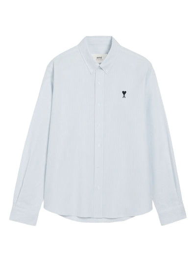 AMI Paris chemise à rayures Ami de Coeur