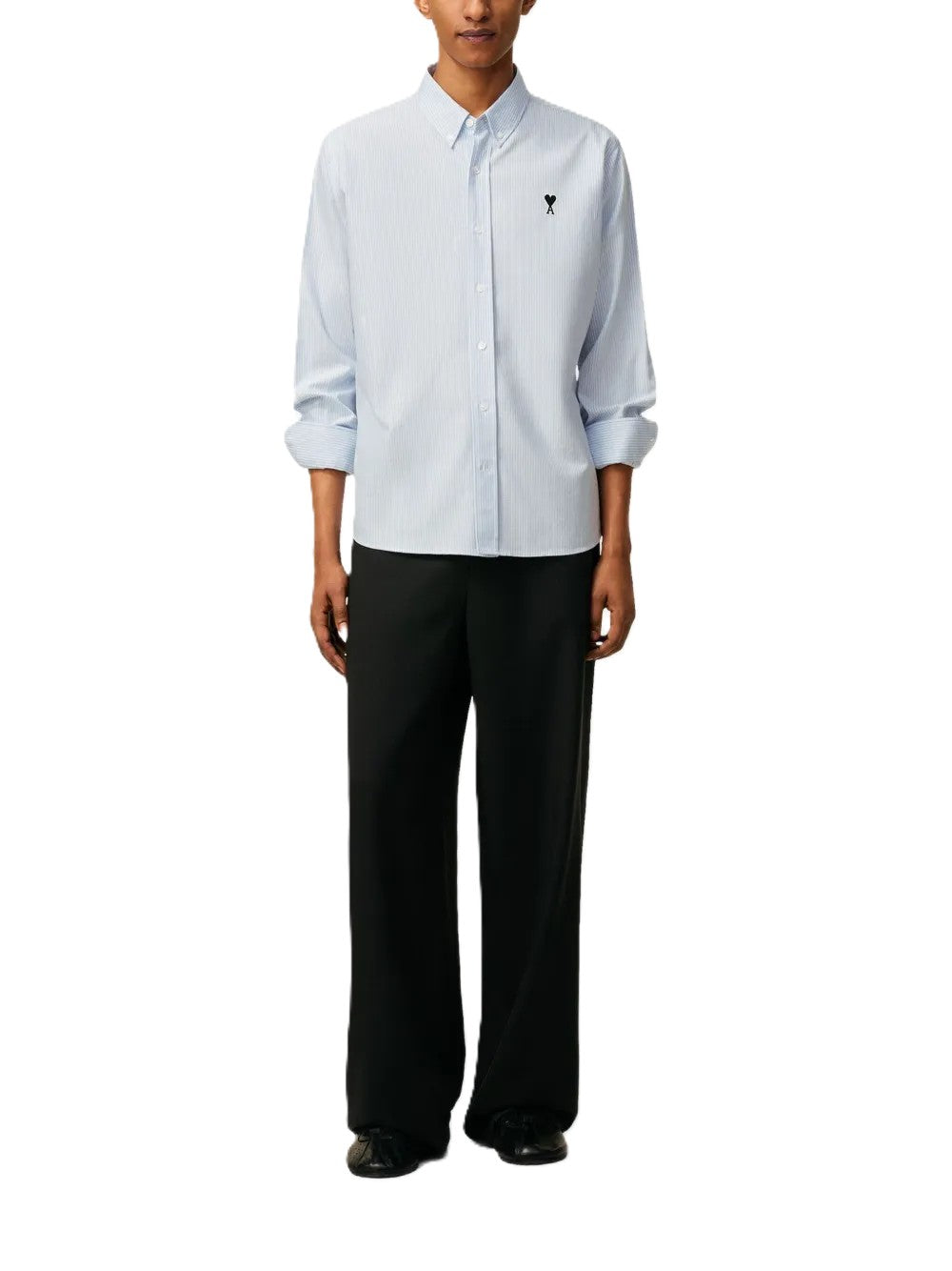 AMI Paris chemise à rayures Ami de Cœur