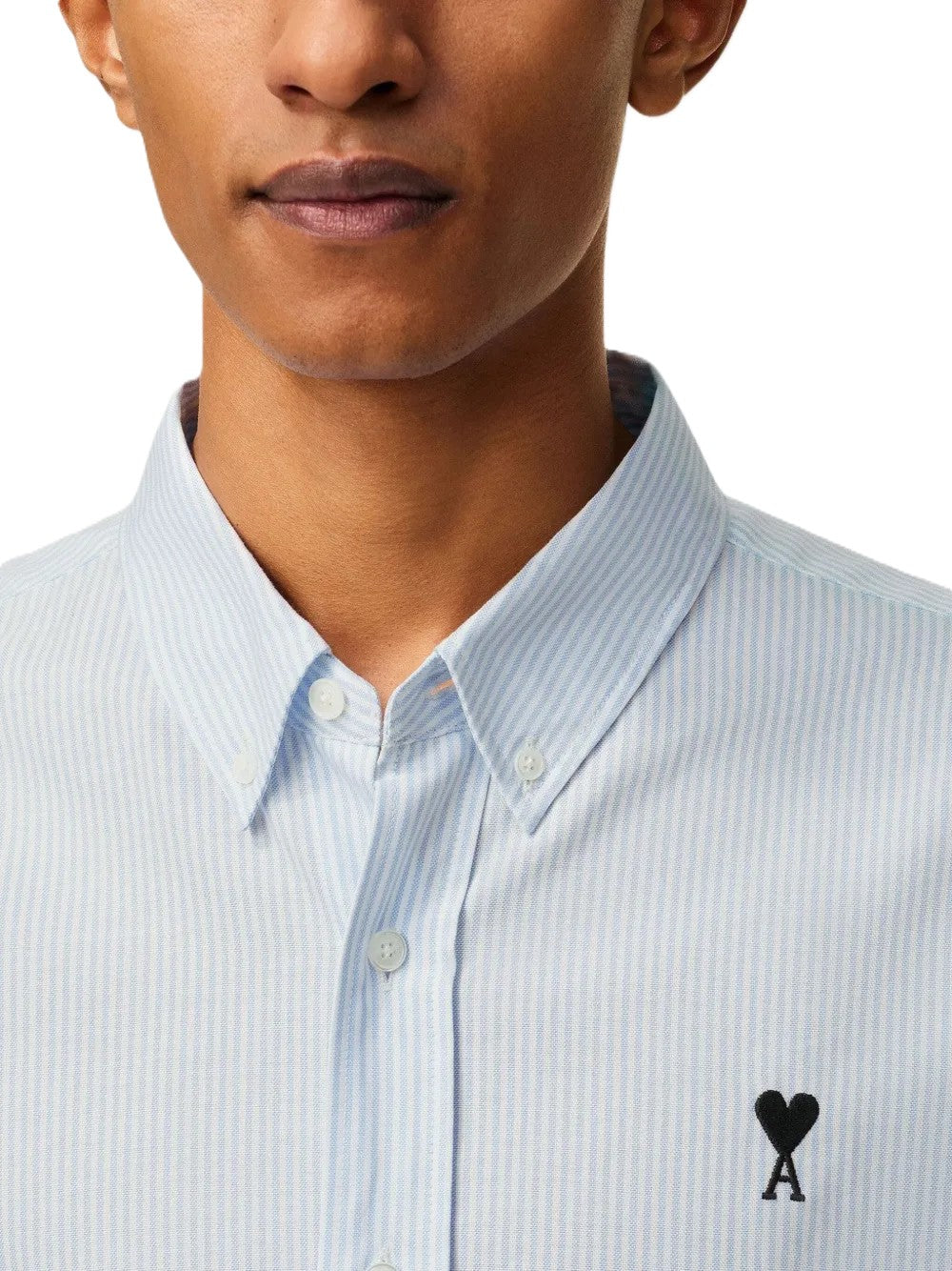 AMI Paris chemise à rayures Ami de Cœur