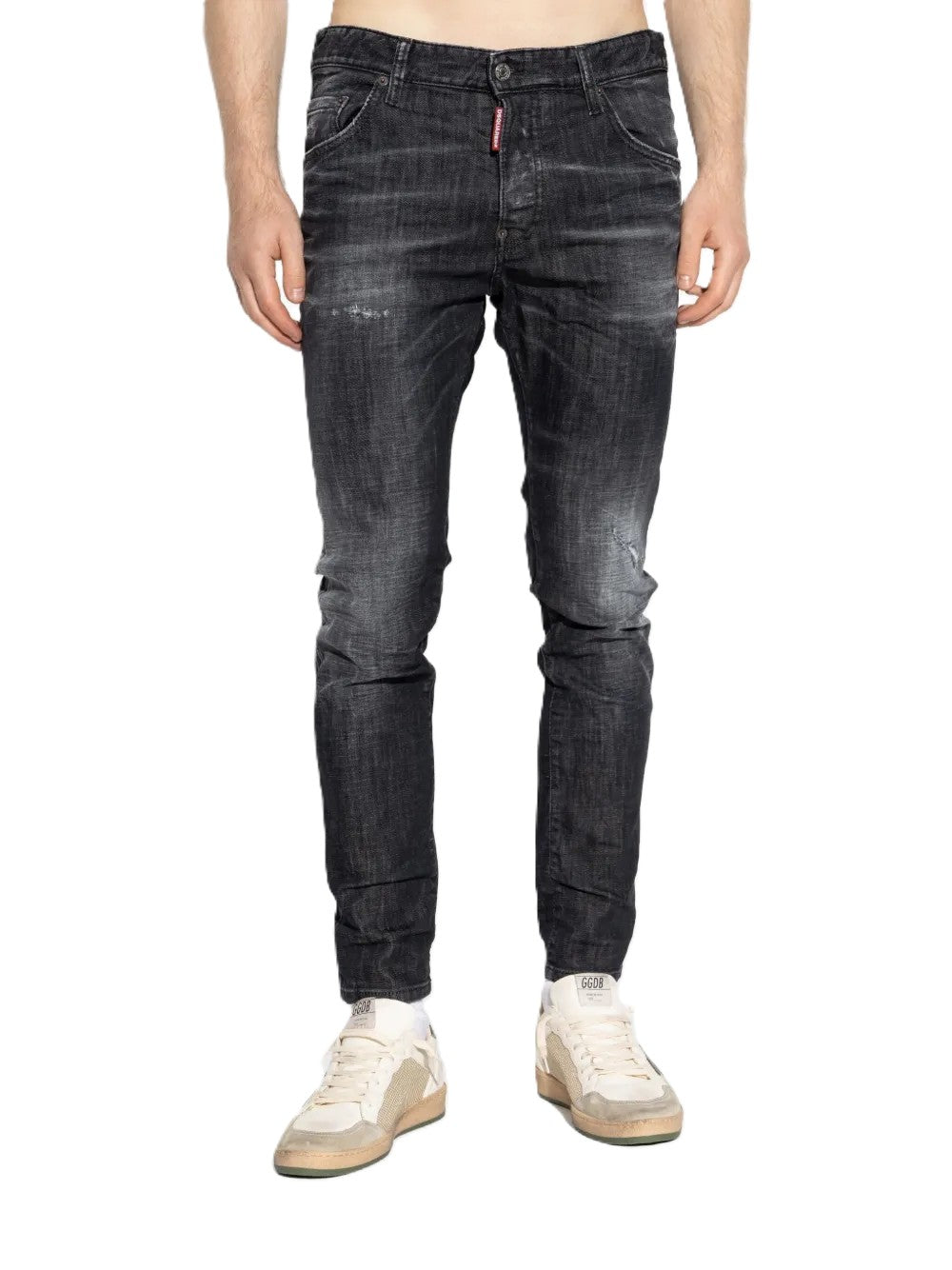 DSQUARED2 jean Skater Black Easy Wash