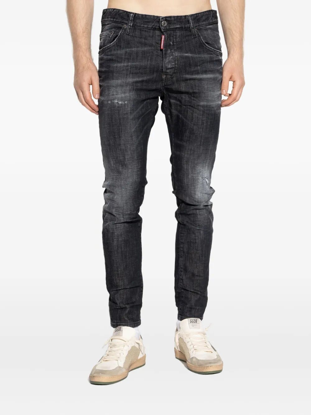 DSQUARED2 jean Skater Black Easy Wash
