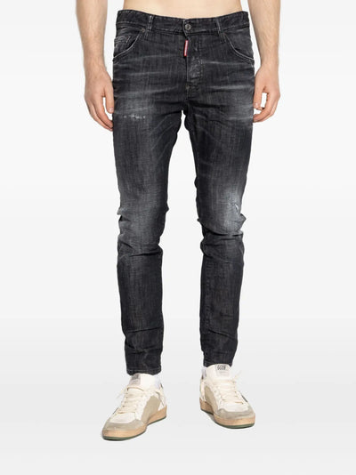 DSQUARED2 jean Skater Black Easy Wash