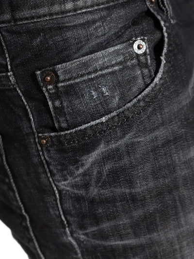 DSQUARED2 jean Skater Black Easy Wash