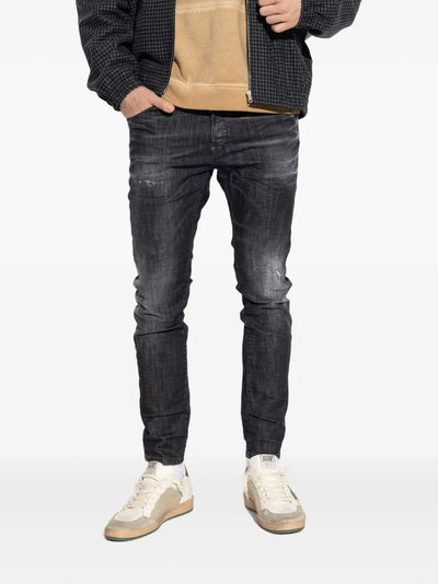 DSQUARED2 jean Skater Black Easy Wash