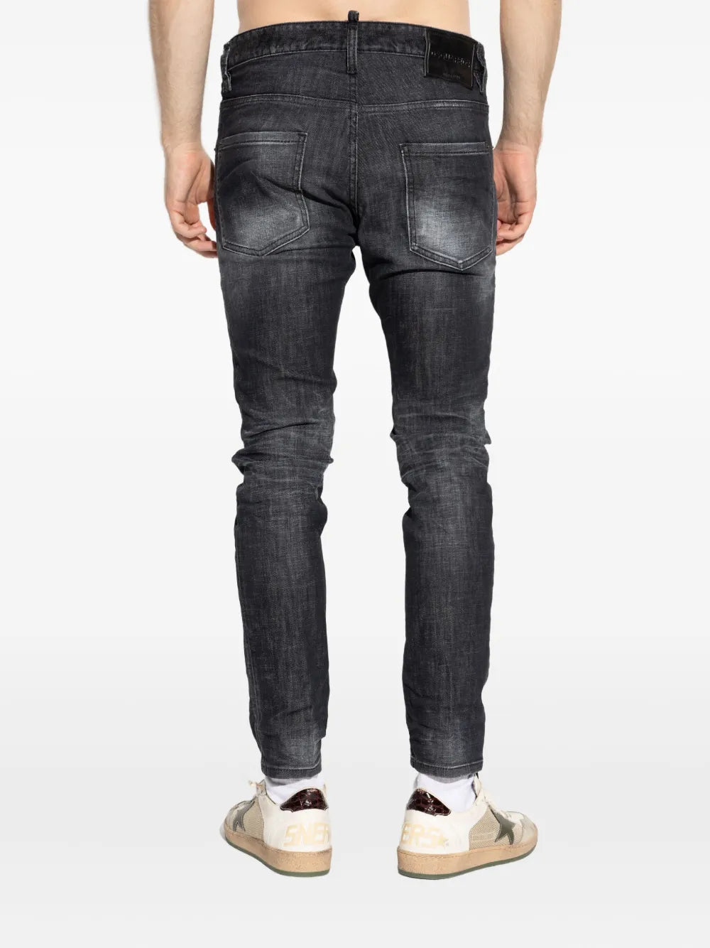 DSQUARED2 jean Skater Black Easy Wash