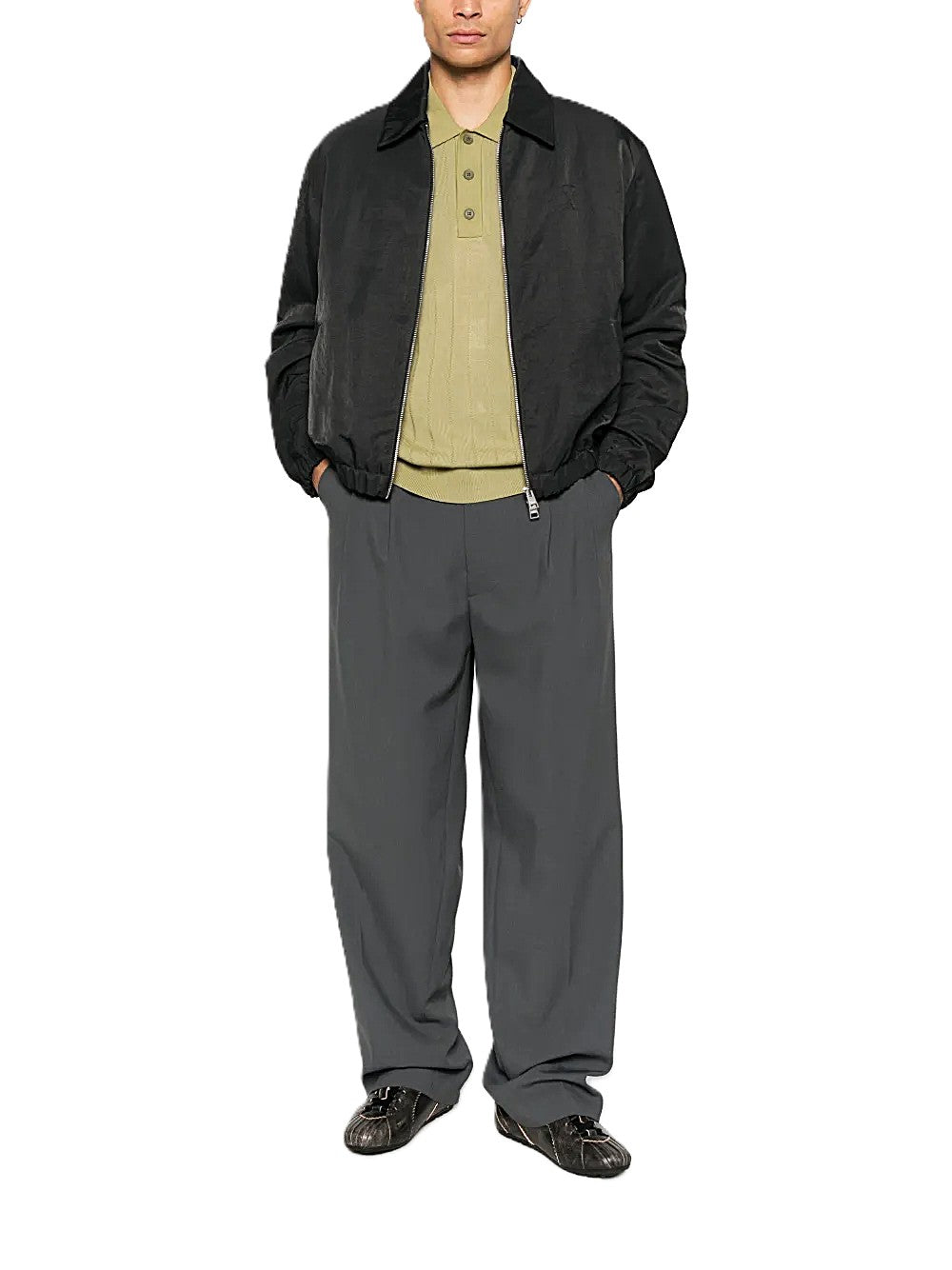 AMI Paris blouson à logo Ami de Cœur