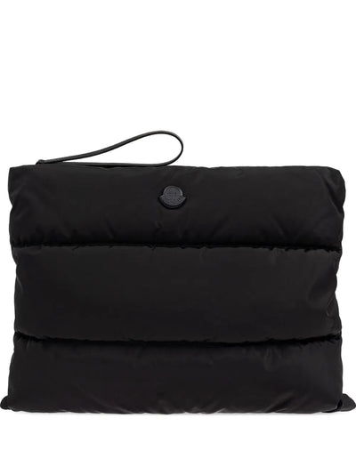 Moncler pochette à design matelassé Caradoc