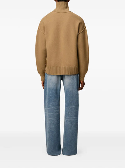 AMI Paris pull Ami de Cœur à col cheminée