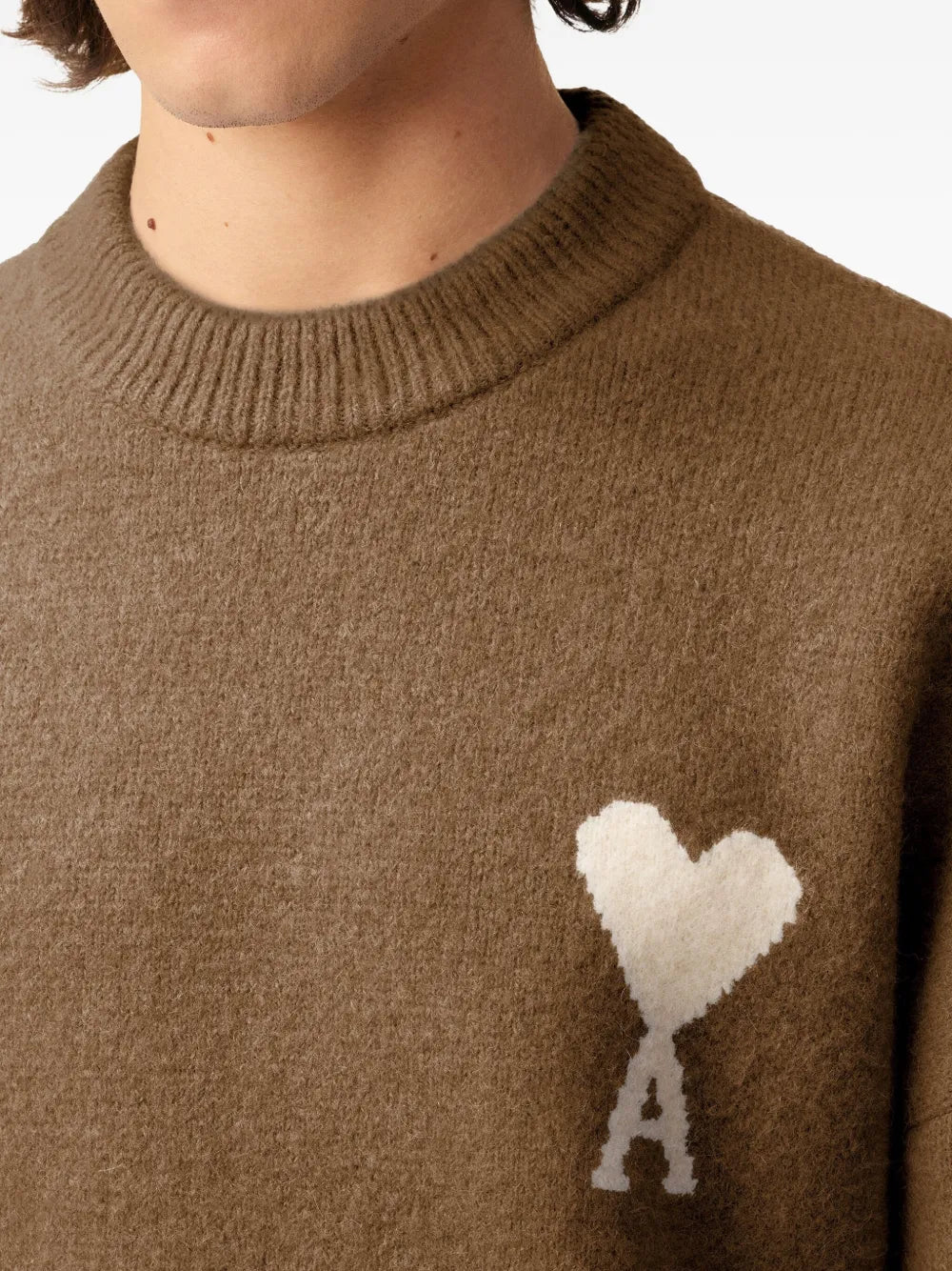 AMI Paris pull à logo Ami de Coeur