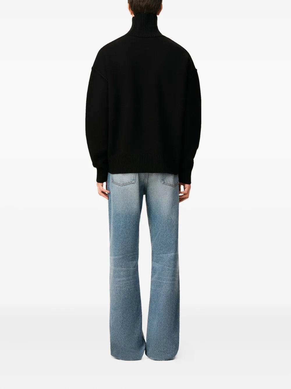 AMI Paris pull Ami de Cœur à col cheminée