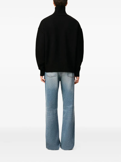 AMI Paris pull Ami de Cœur à col cheminée
