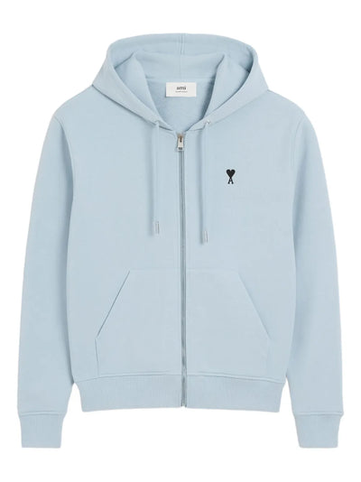 AMI Paris hoodie zippé à logo Ami de Cœur