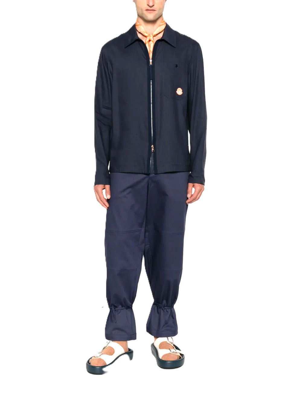 Moncler x Gilga Farm by Donald Glover pantalon en gabardine de coton