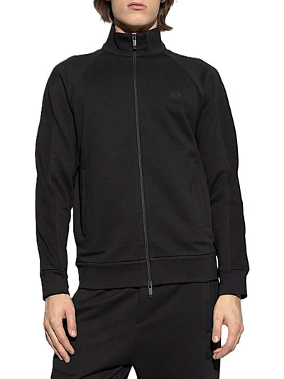 Moncler sweat zippé à patch logo