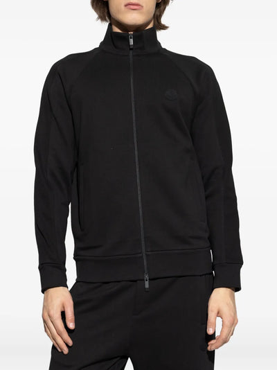 Moncler sweat zippé à patch logo