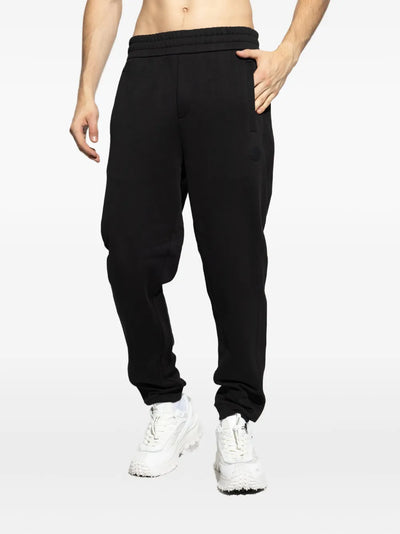 Moncler pantalon de survêtement à patch logo