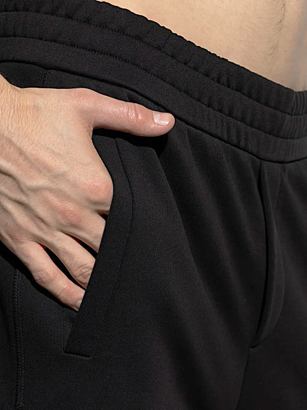 Moncler pantalon de survêtement à patch logo