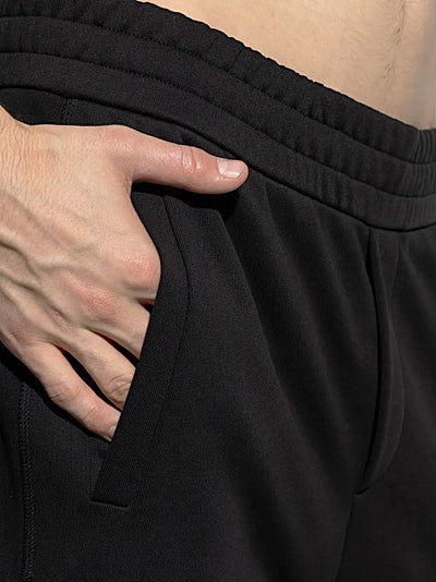 Moncler pantalon de survêtement à patch logo