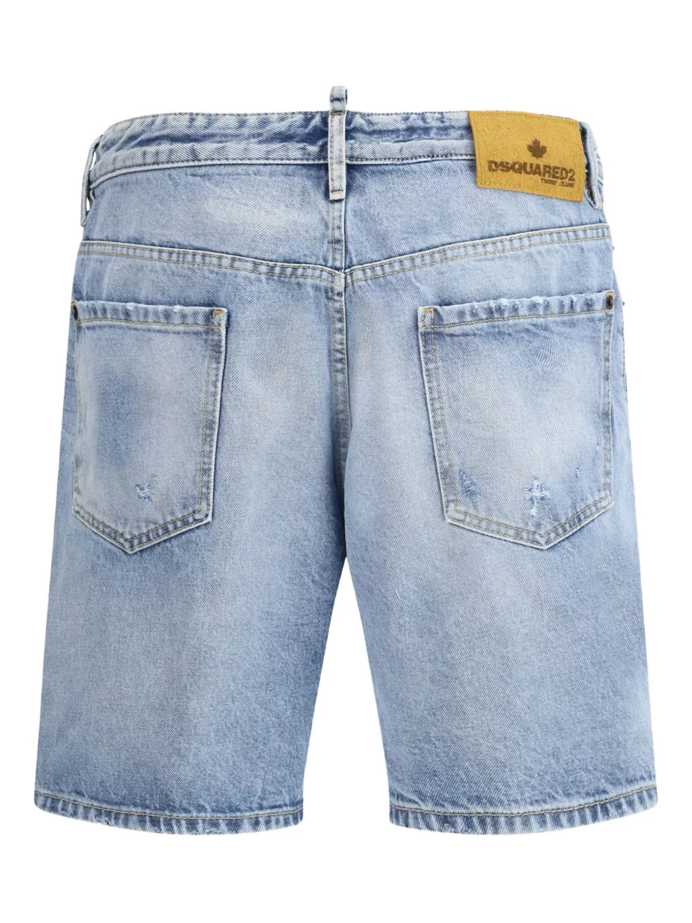 DSQUARED2 short en denim droit