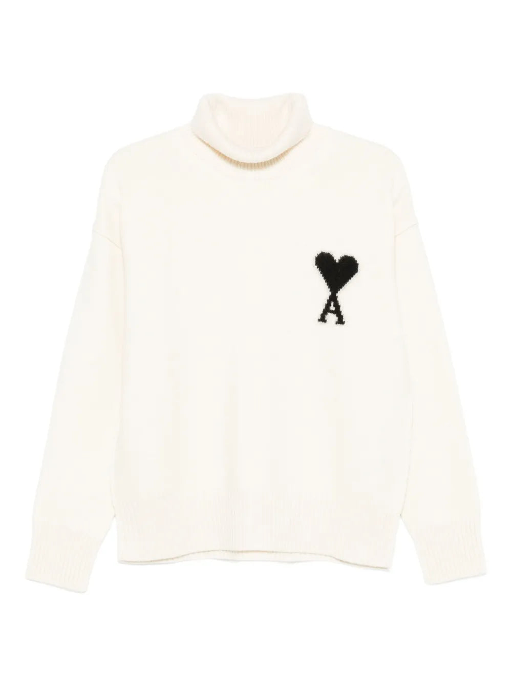 AMI Paris pull Ami de Cœur à col cheminée