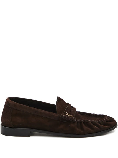 Saint Laurent mocassins en suède Le Loafer Supple