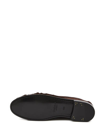Saint Laurent mocassins en suède Le Loafer Supple