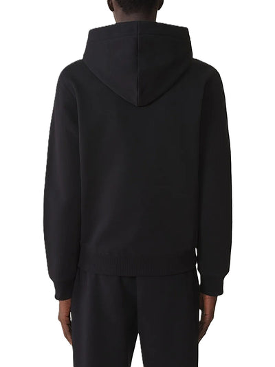 Lanvin hoodie à logo shearling