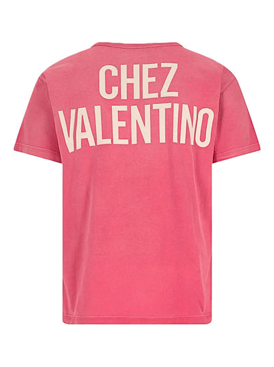 Valentino Garavani t-shirt à broderie Chez Valentino