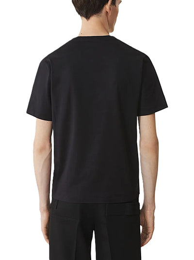 Lanvin t-shirt à logo shearling