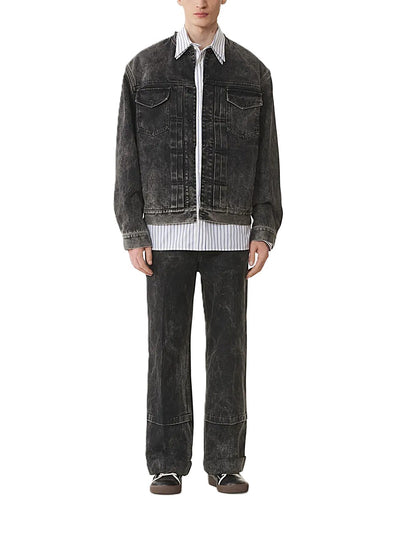Lanvin veste ample en denim délavé