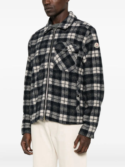 Moncler surchemise en tartan