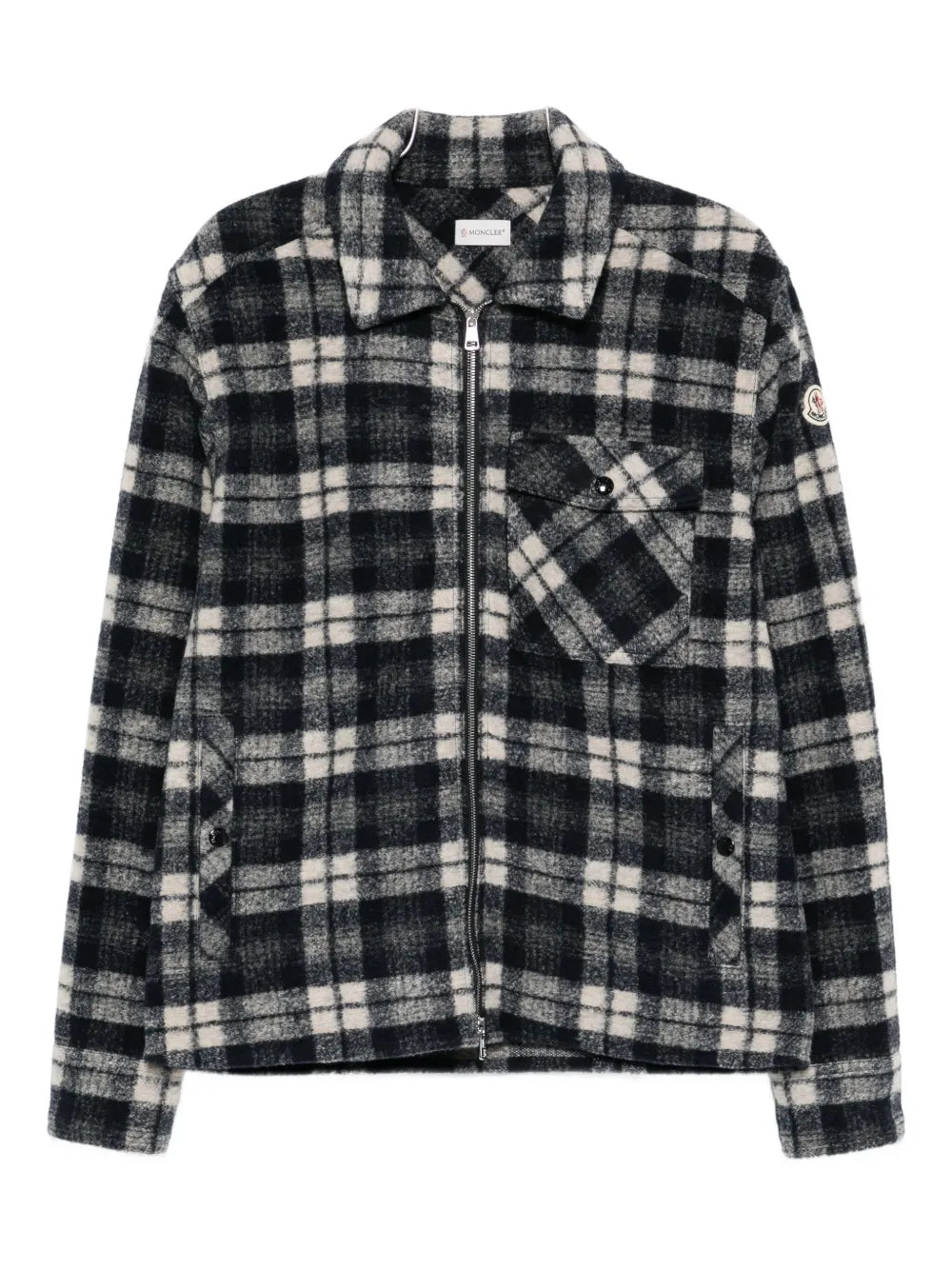 Moncler surchemise en tartan
