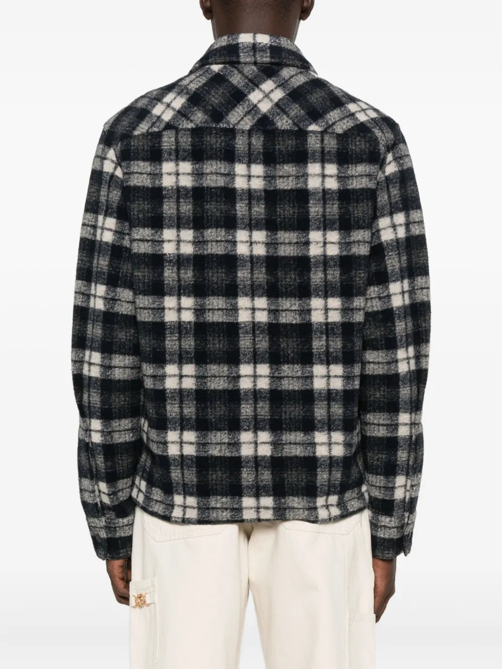 Moncler surchemise en tartan