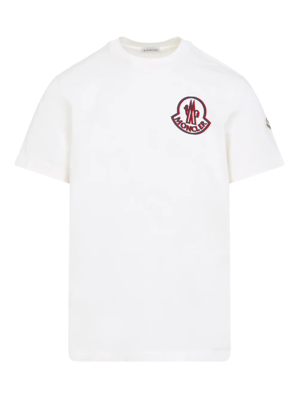 Moncler t-shirt en coton à patch logo