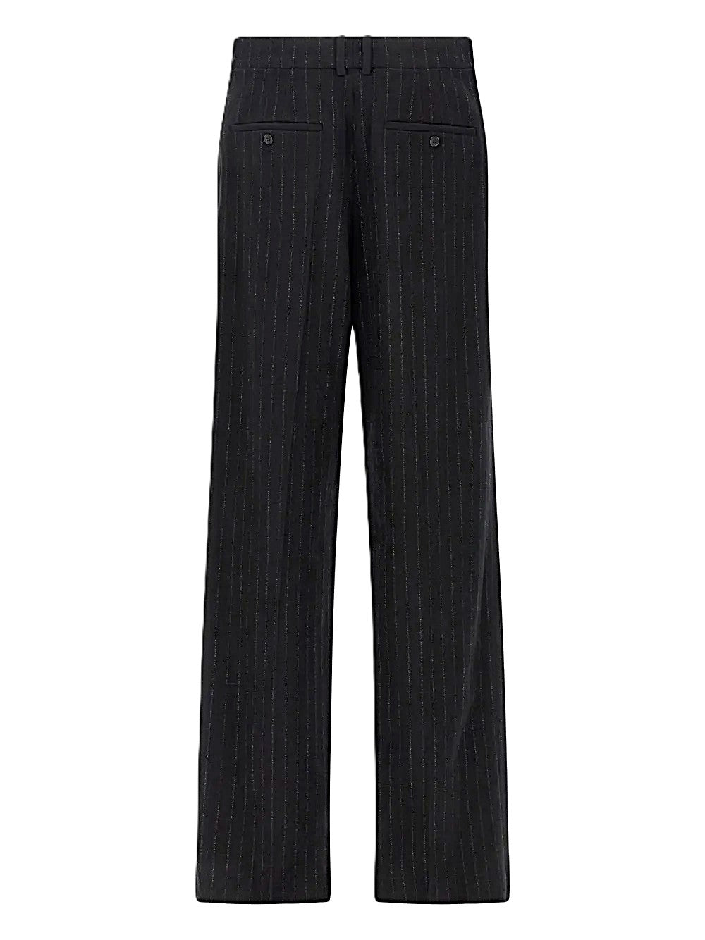 Saint Laurent pantalon en flanelle de laine brossée et cachemire