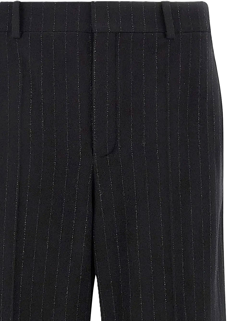 Saint Laurent pantalon en flanelle de laine brossée et cachemire