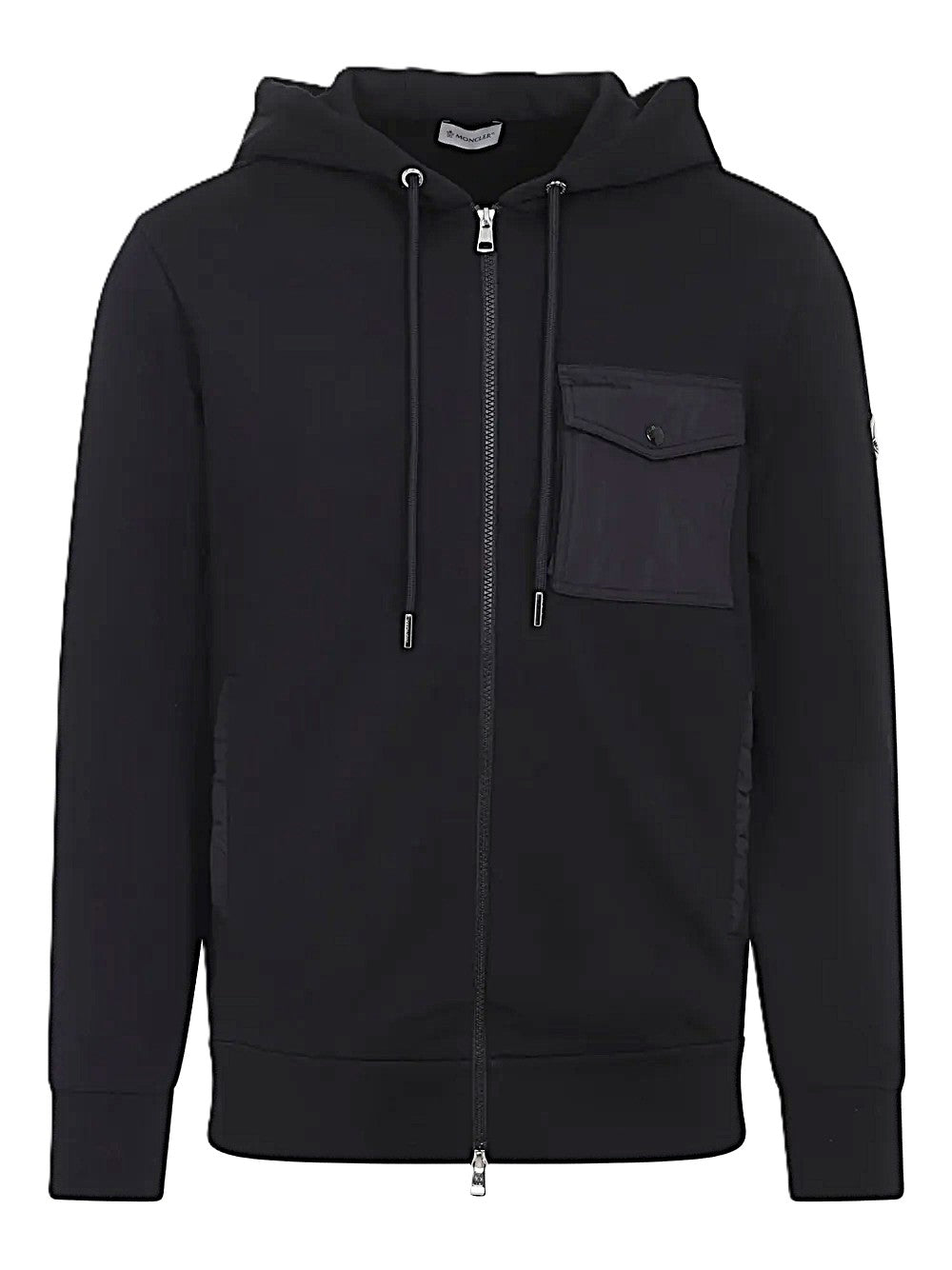 Moncler hoodie zippé à poche