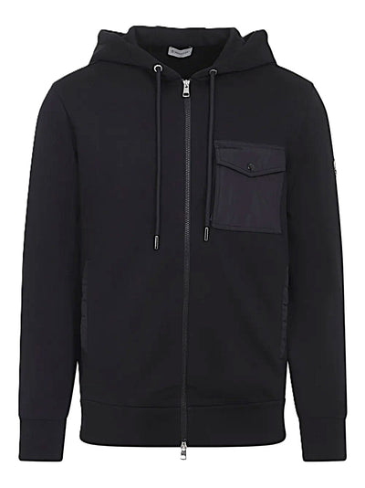 Moncler hoodie zippé à poche