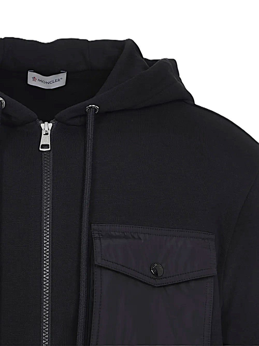 Moncler hoodie zippé à poche