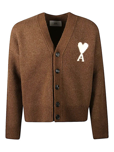 AMI Paris cardigan Ami de Cœur en alpaga