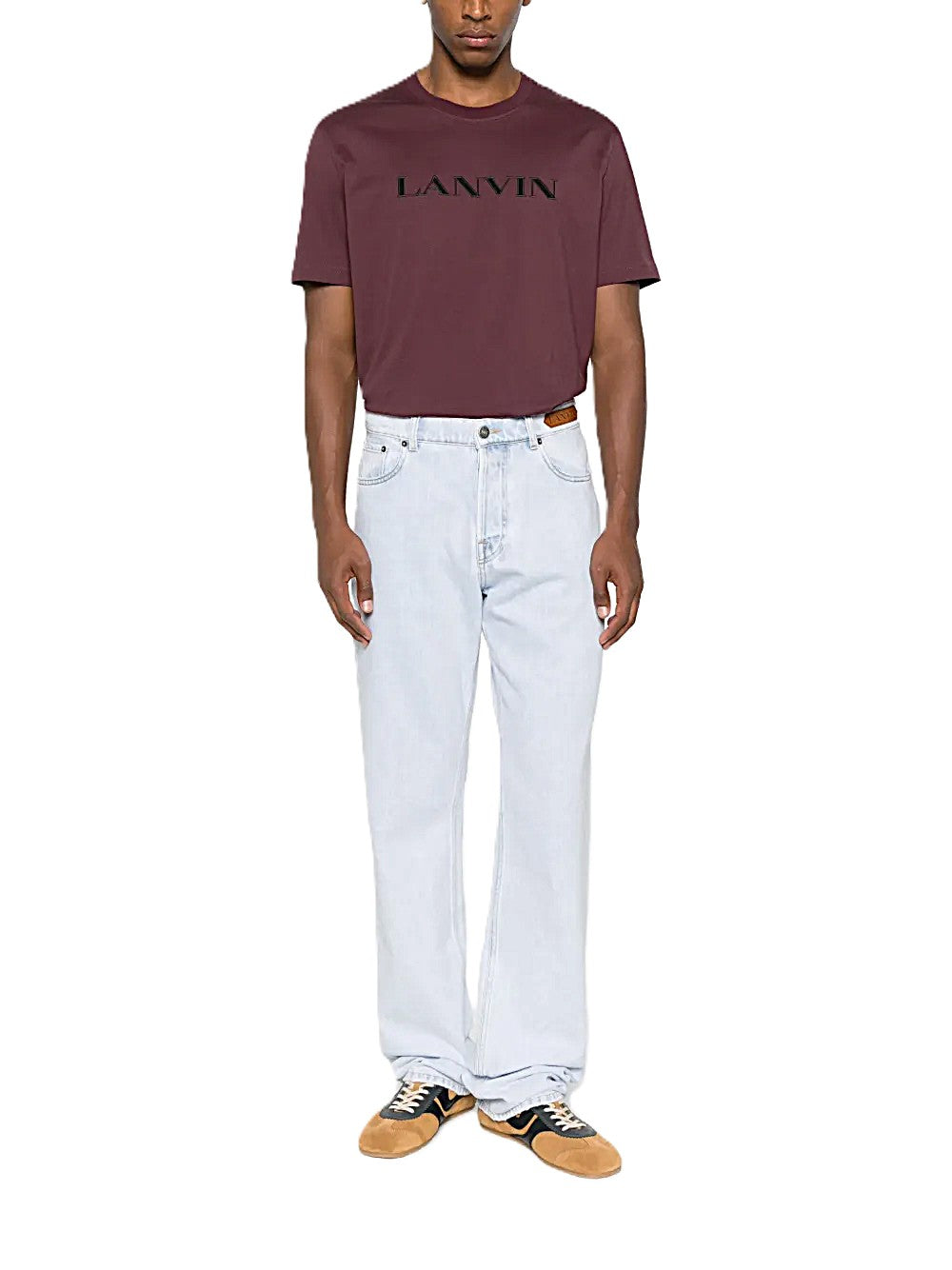 Lanvin jean à patch logo