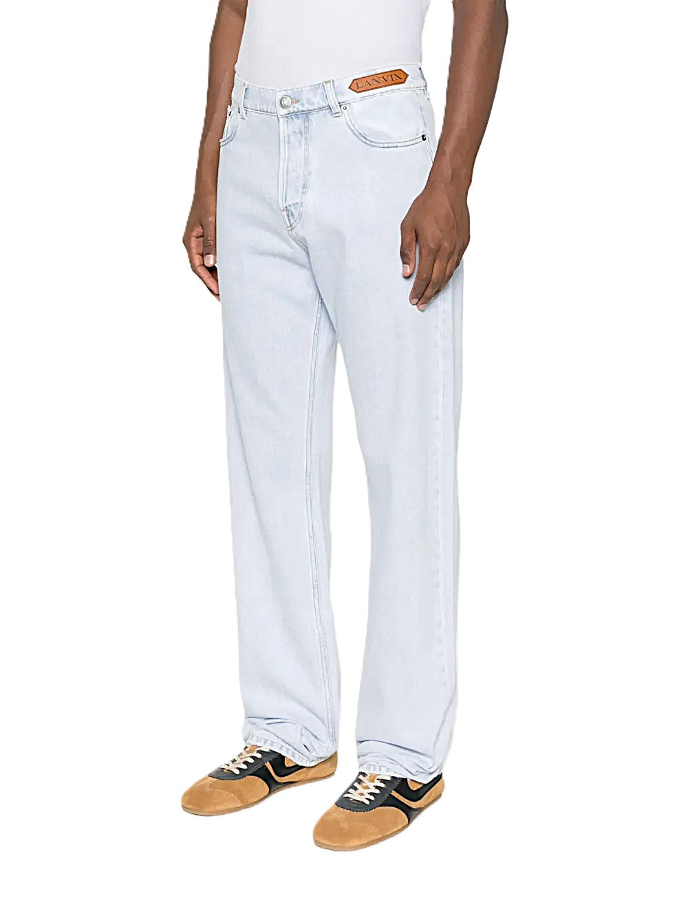 Lanvin jean à patch logo