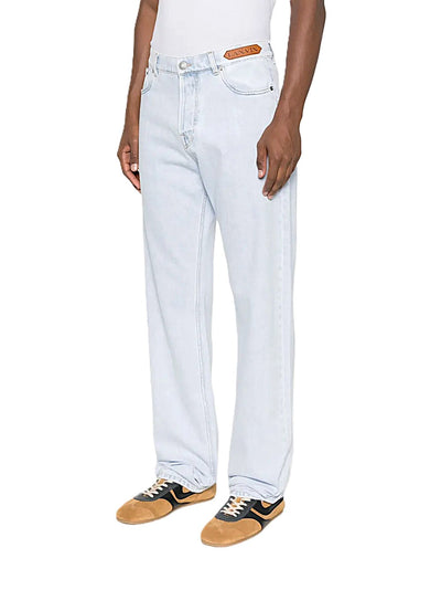Lanvin jean à patch logo
