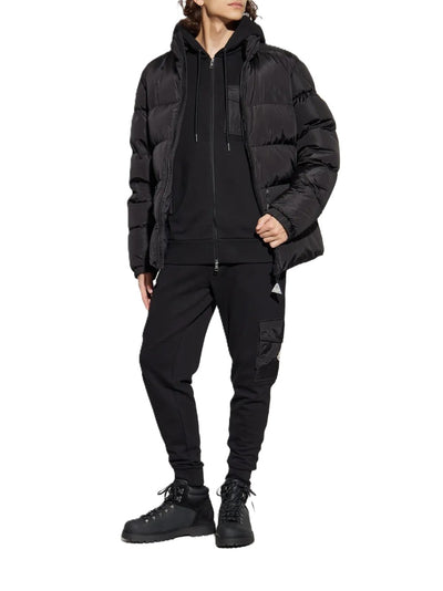 Moncler pantalon de survêtement en coton mélangé
